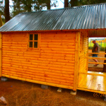Timber Wendy House Side View