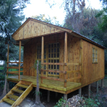 Wendy and Veranda with steps